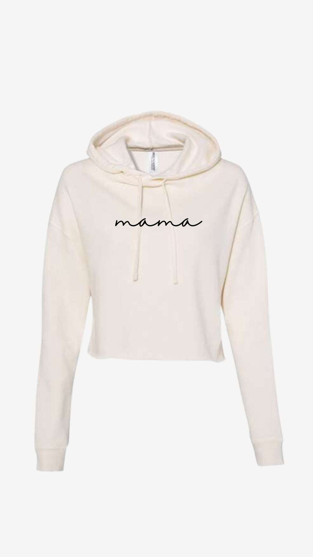 Mama Cropped Hoodies (Custom)