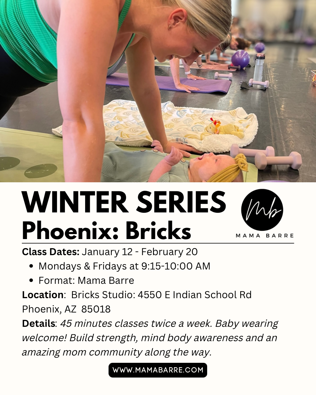 Winter Series: Bricks Phoenix 1/12-2/20