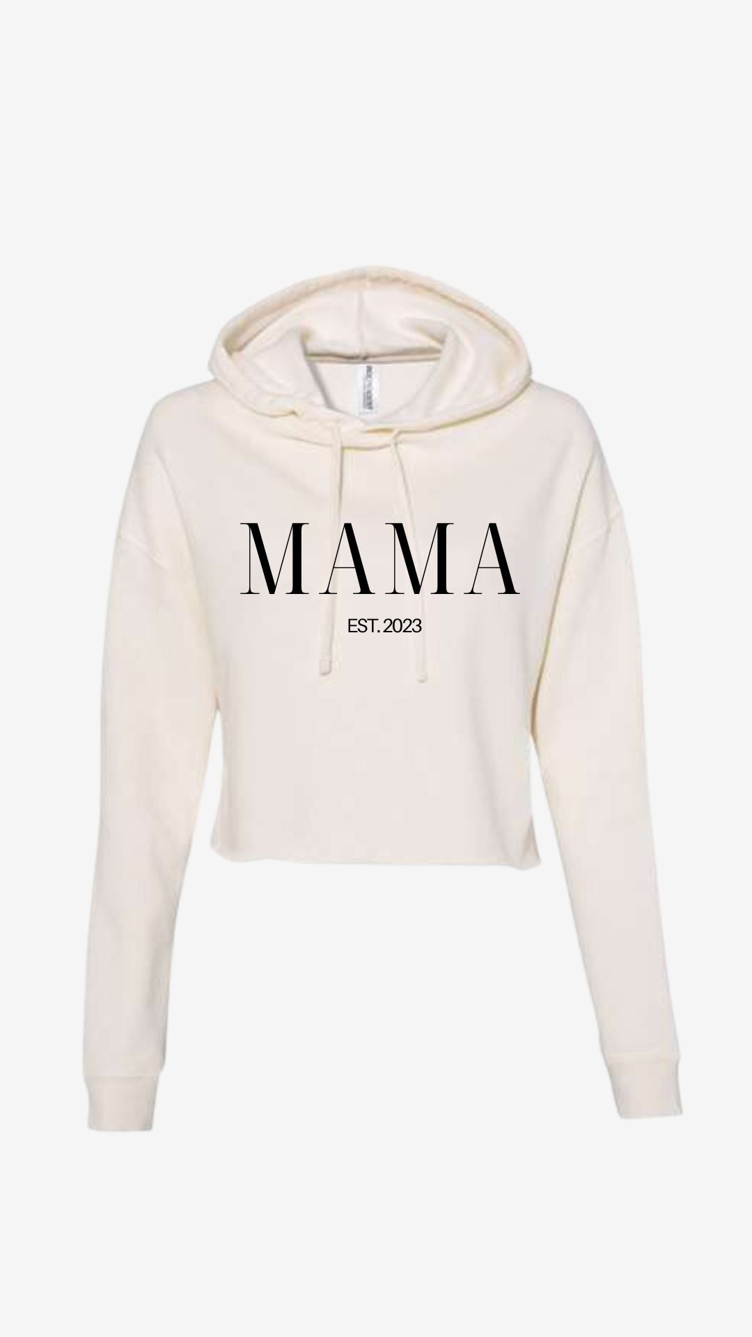 Mama Cropped Hoodies (Custom)