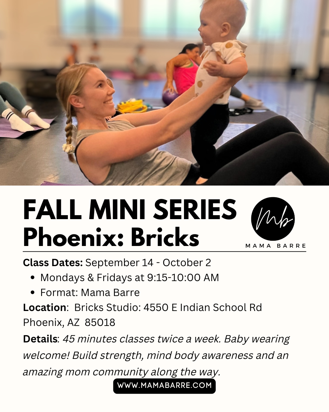 Fall Series: Bricks Phoenix 9/14-10/2