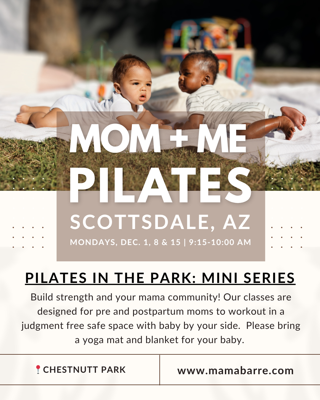 Pilates in the Park: Scottsdale Mini Series 12/1-12/15