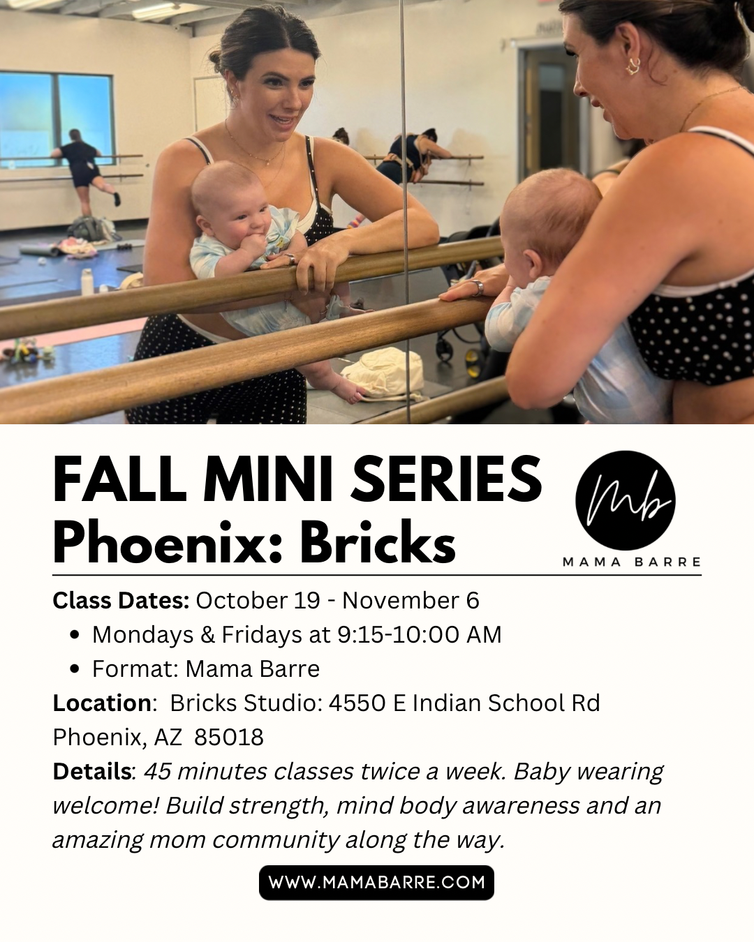 Fall Series: Bricks Phoenix 10/19-11/6