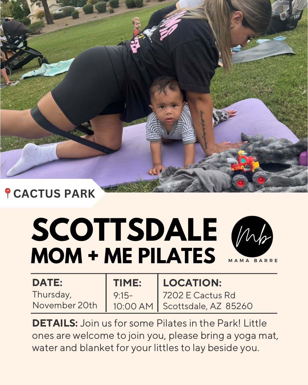 Pilates in the Park: Scottsdale 11/20