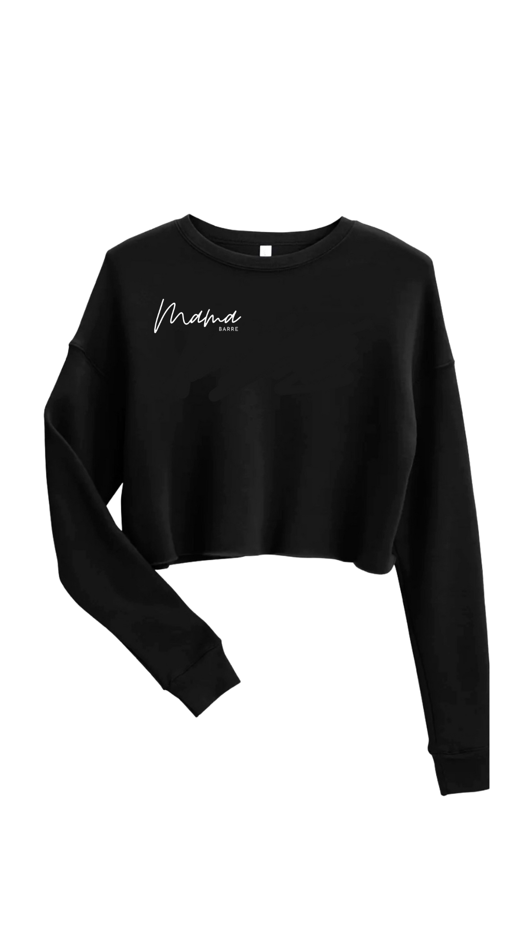 Mama Cropped Crew Neck Sweatshirts (Custom)