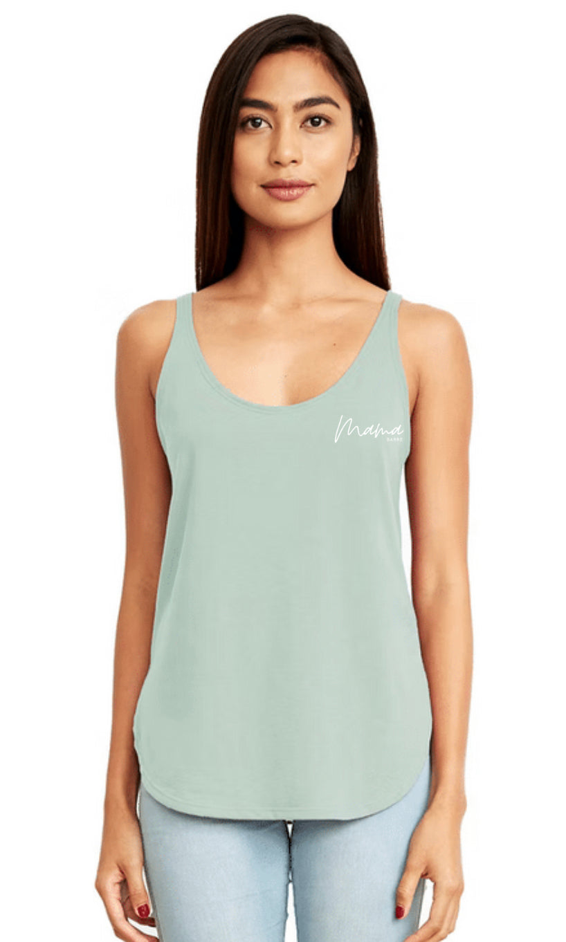 Mama Barre Script Pocket Tank