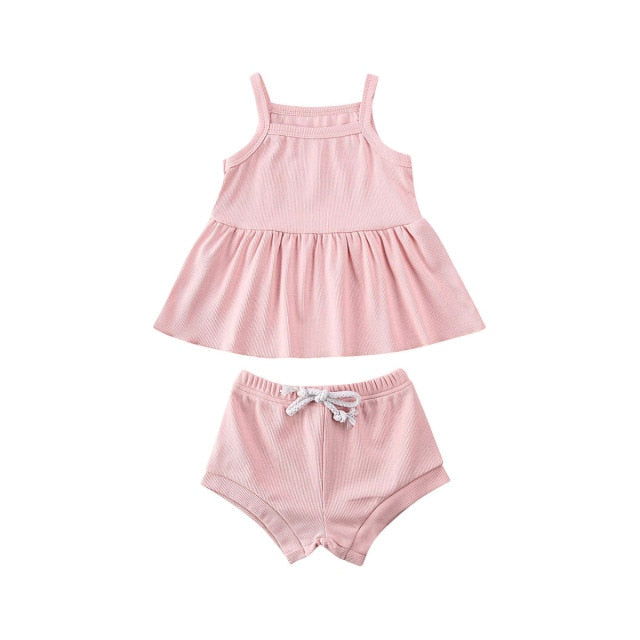 2 Piece Dress/Shorts Set