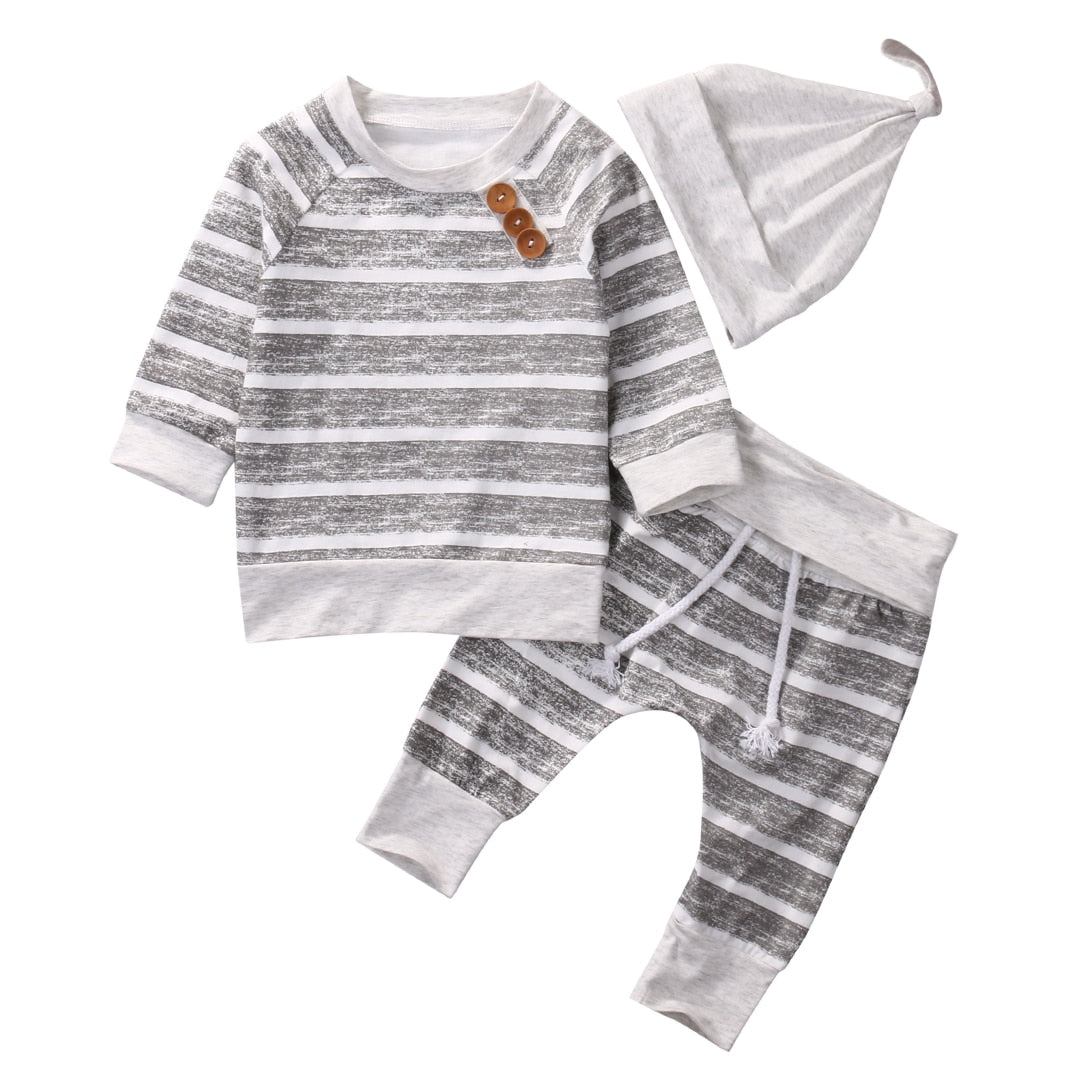 3 Piece Striped Set