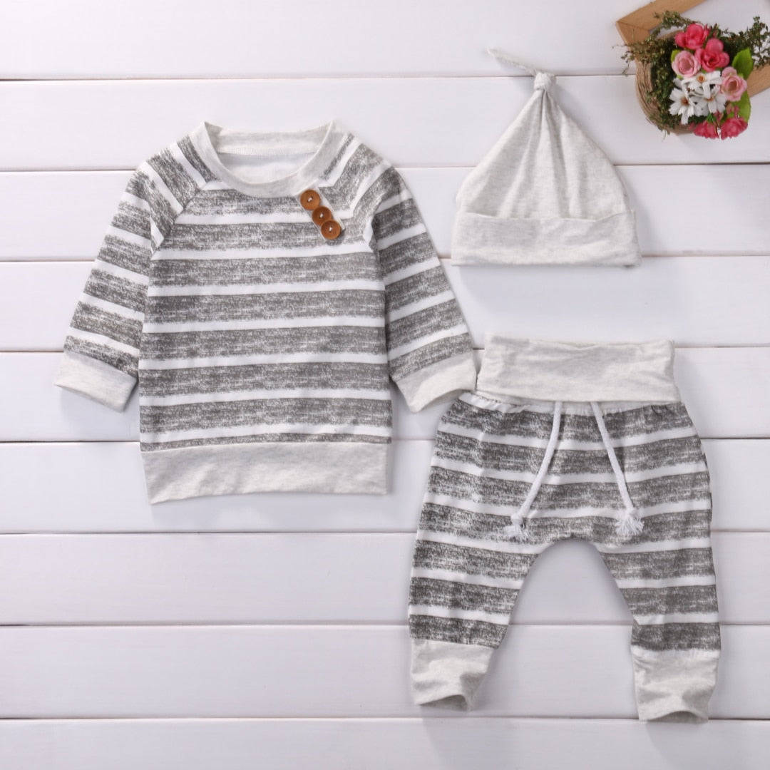 3 Piece Striped Set