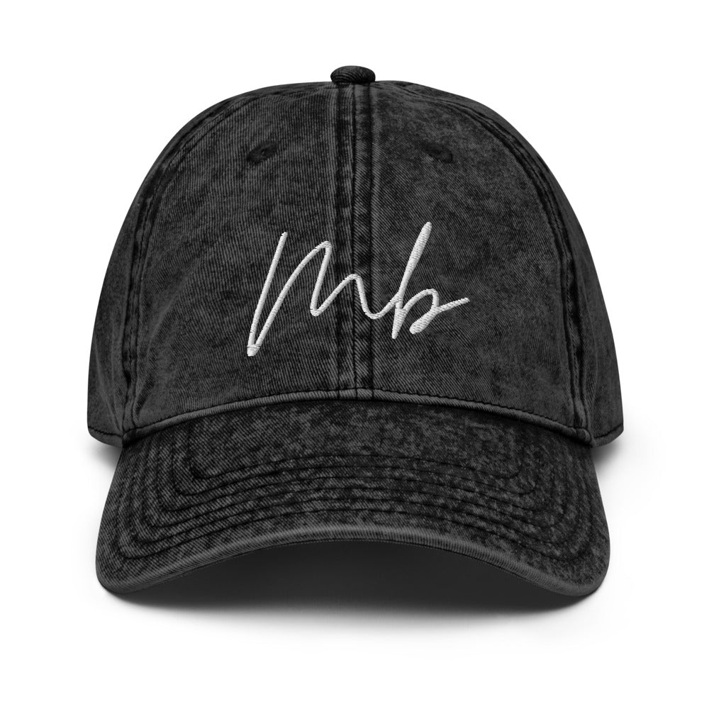 Vintage "Mb" Denim Hat