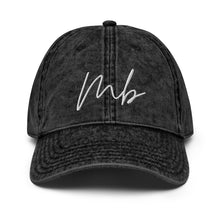 Load image into Gallery viewer, Vintage &quot;Mb&quot; Denim Hat
