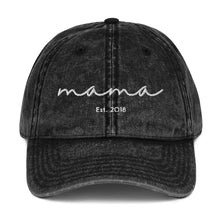 Load image into Gallery viewer, Mama Est. 2018 Vintage Hat
