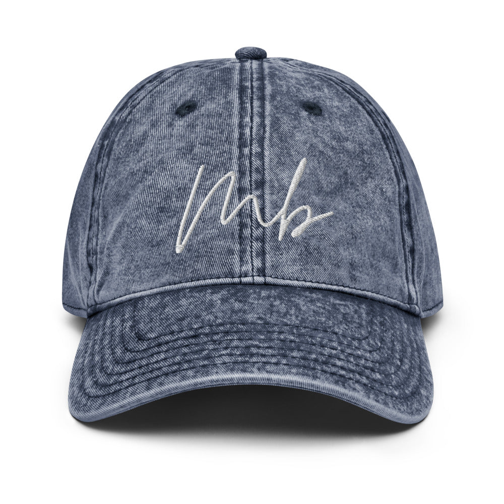 Vintage "Mb" Denim Hat