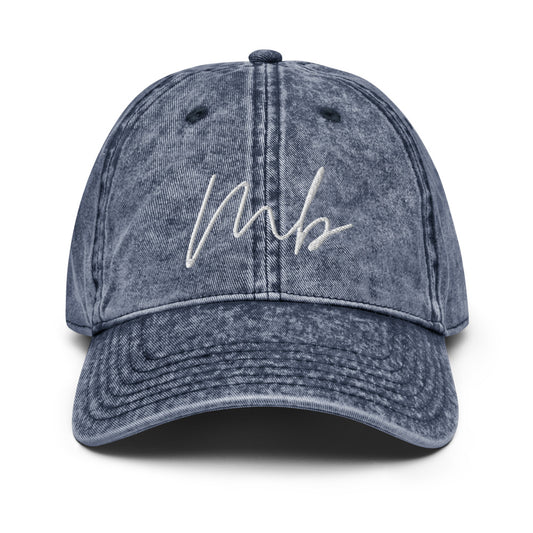 Vintage "Mb" Denim Hat