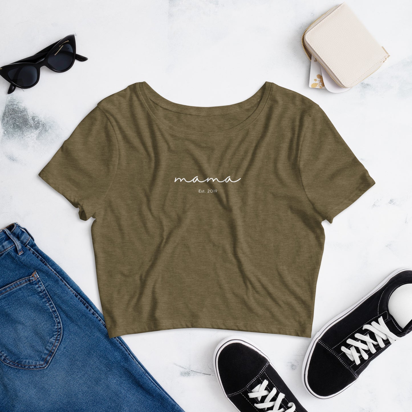 Mama Est. Custom Year Crop