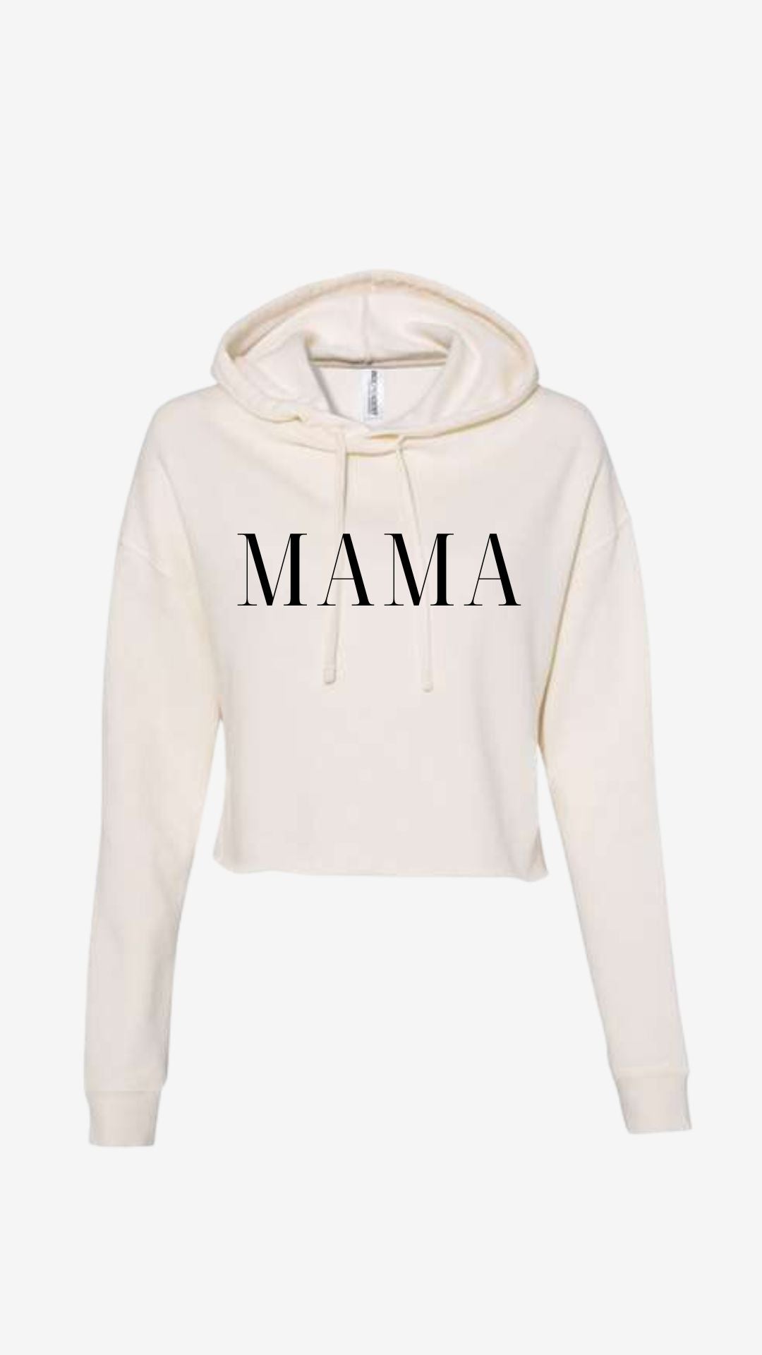 Mama Cropped Hoodies (Custom)