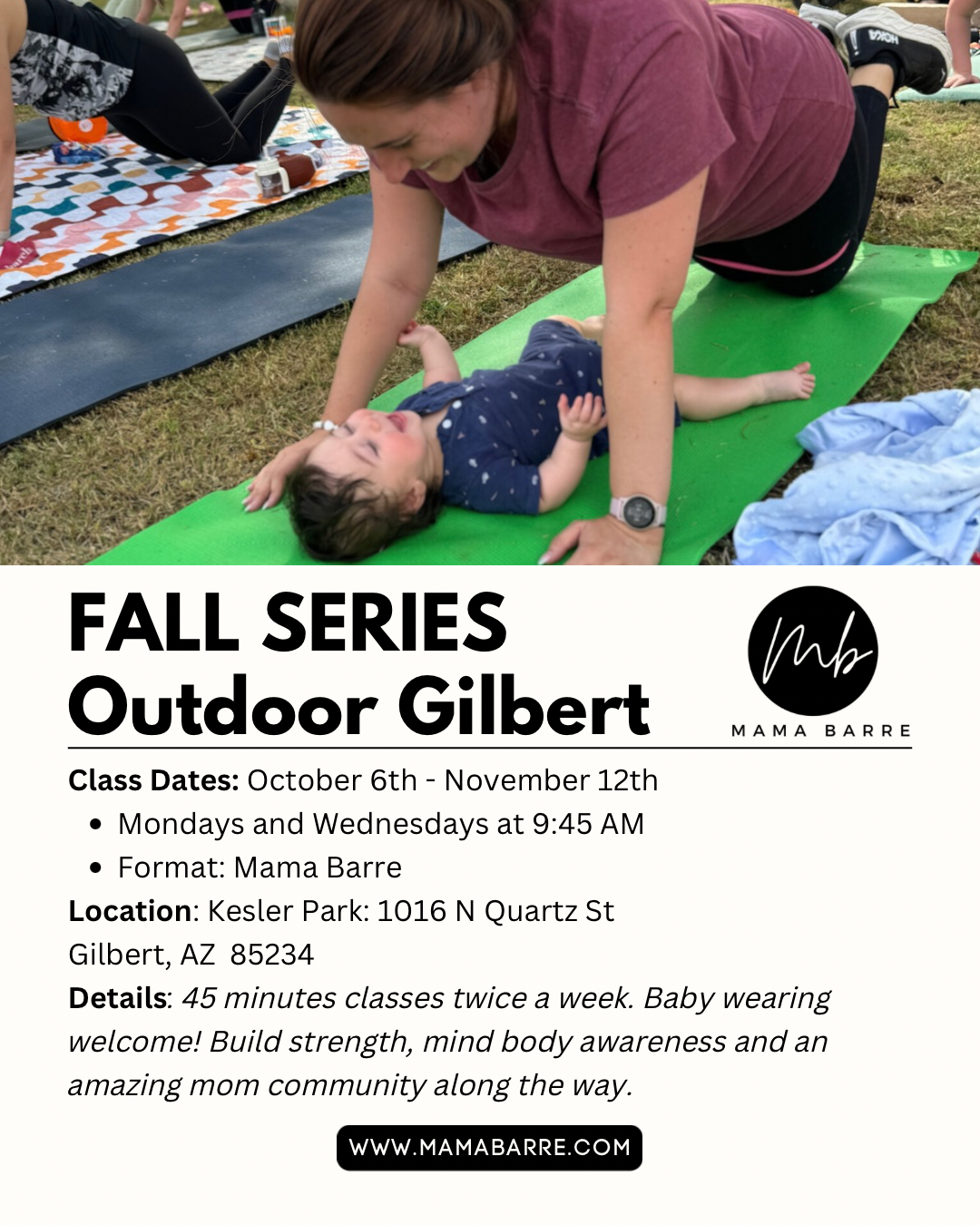 Fall Park Series: Gilbert 10/6-11/12