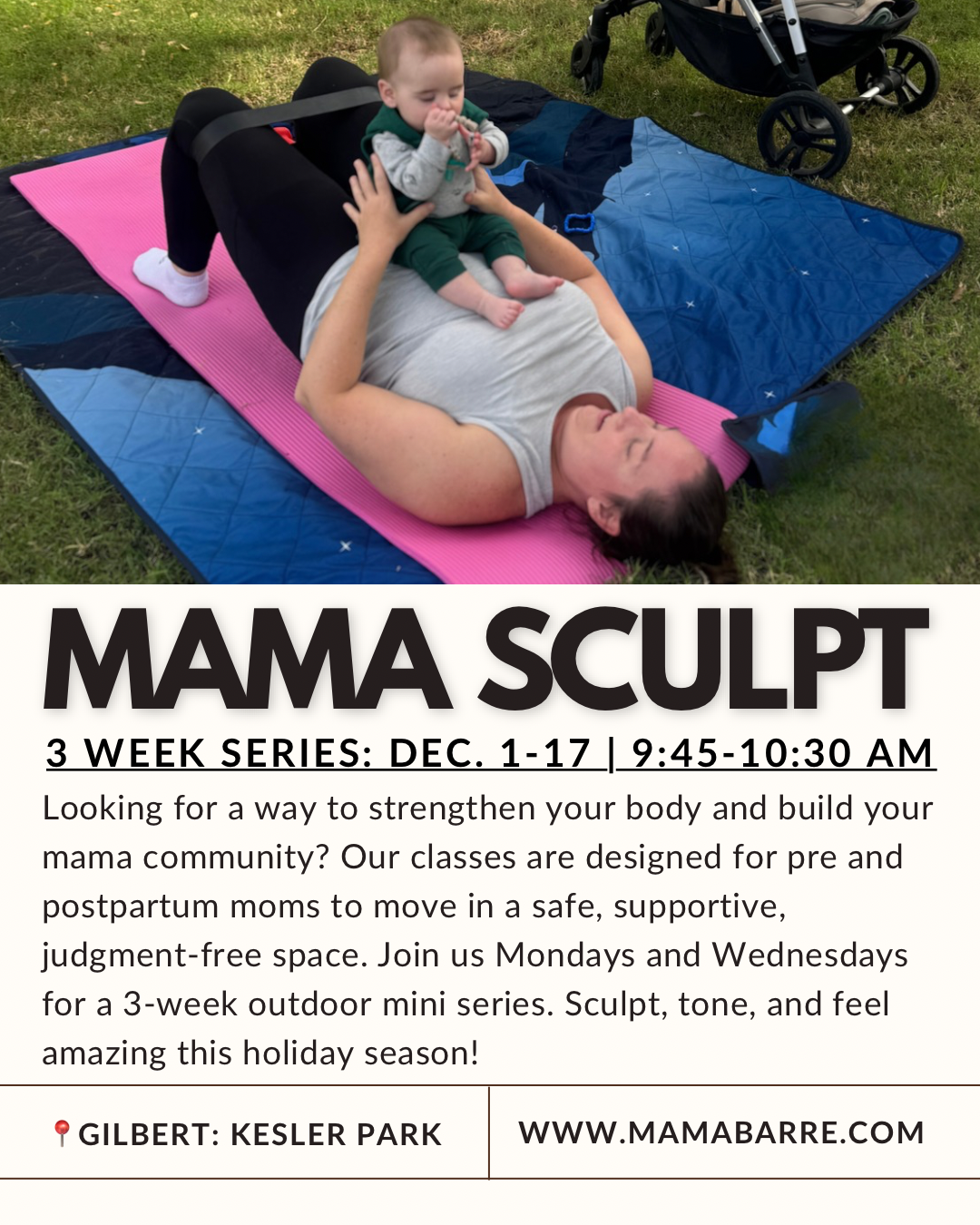 Mama Sculpt: Gilbert 12/1-12/17