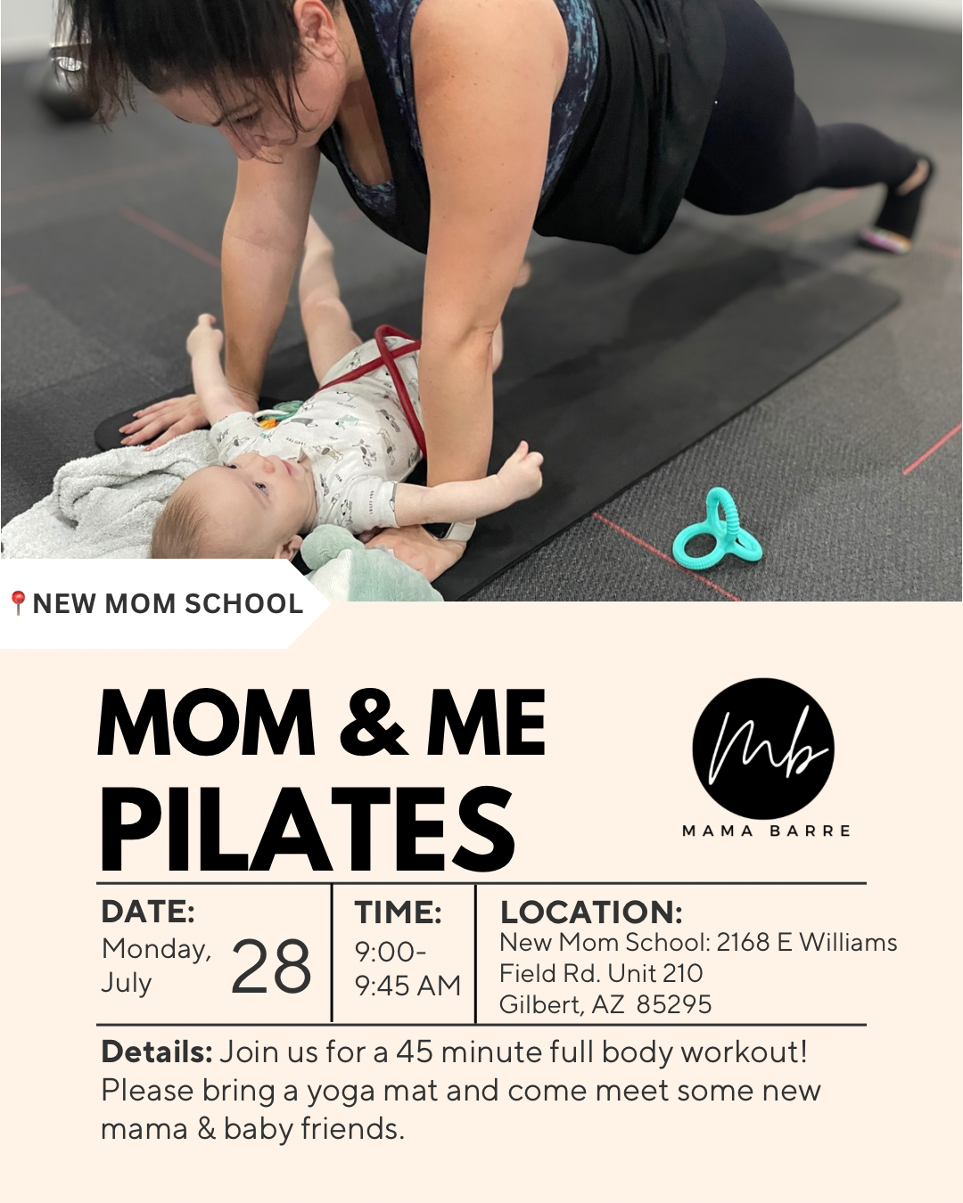 Mom & Me Pilates Pop-Up 7/28