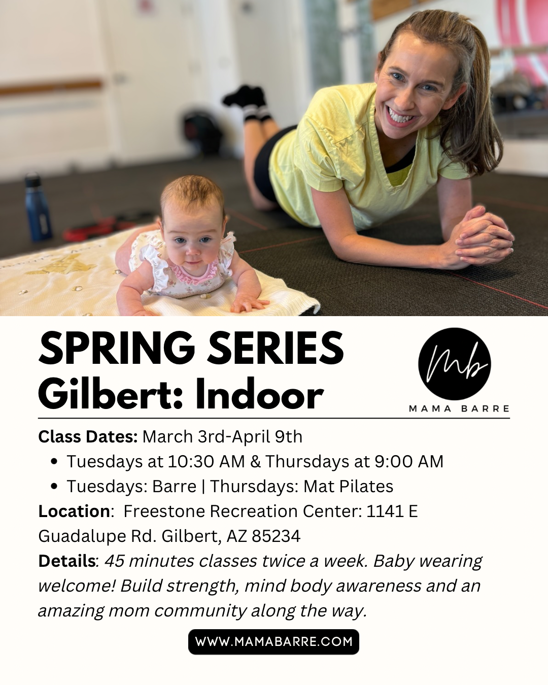 Spring Series (indoor): Gilbert 3/4-4/10