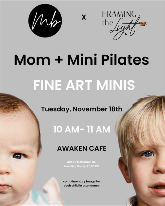 Mom + Me Pilates: Awaken Cafe 11/18 📸 FREE Photo Shoot!