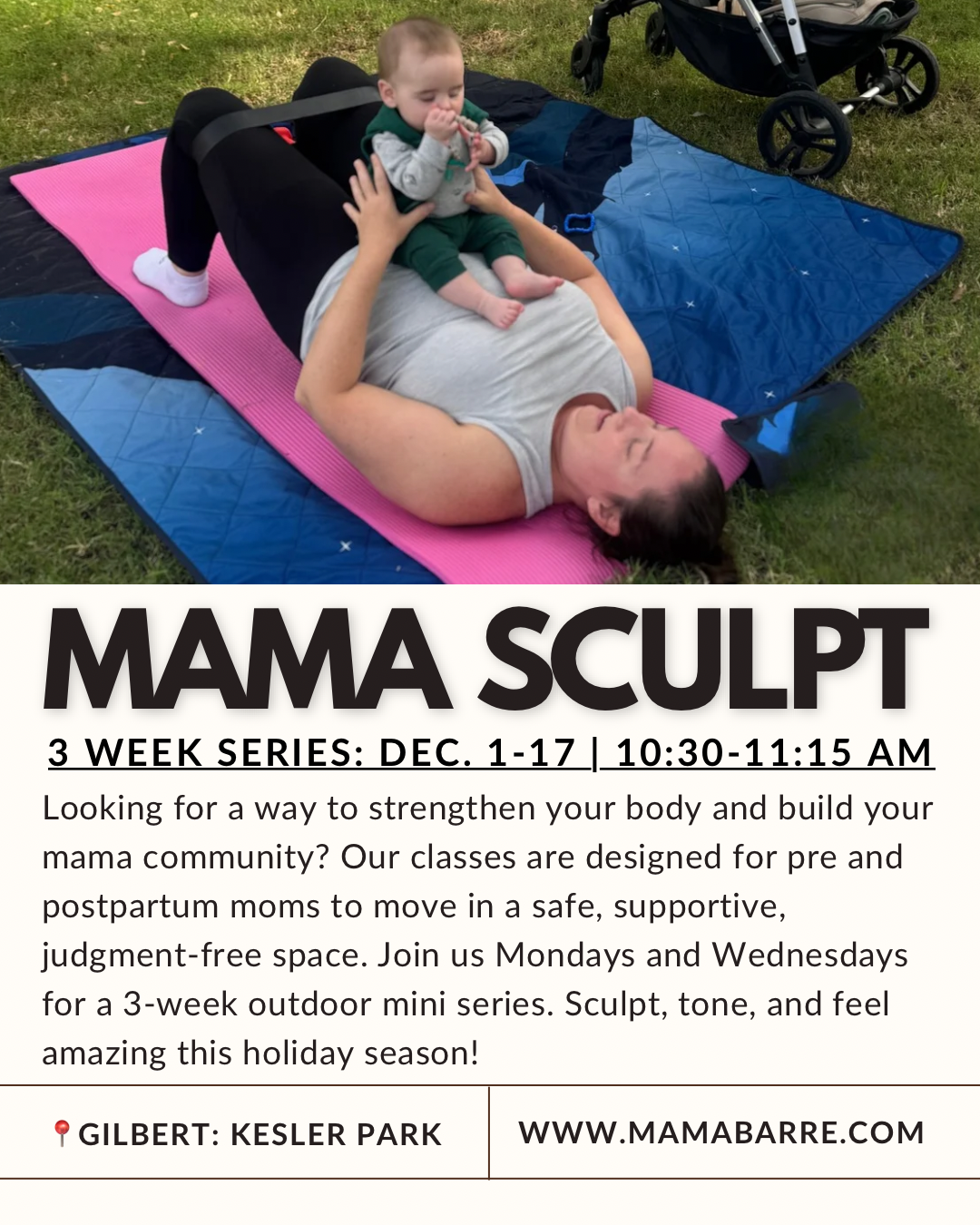 Mama Sculpt: Gilbert 12/1-12/17
