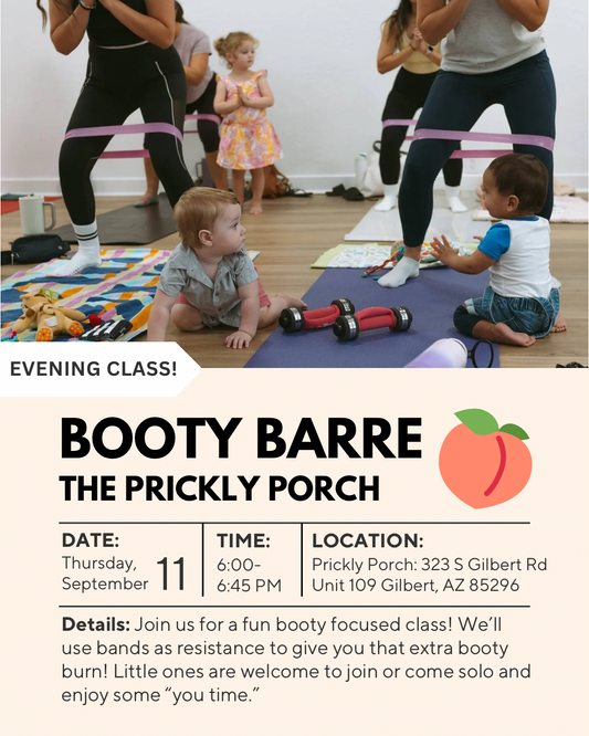 🍑Booty Barre 9/11 EVENING CLASS