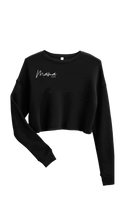 Load image into Gallery viewer, Mama Cropped Crew Neck Sweatshirts (Custom)
