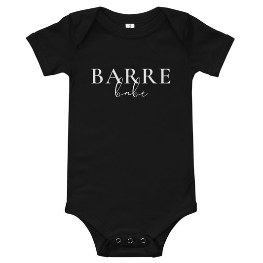 Barre Babe Script Onesie
