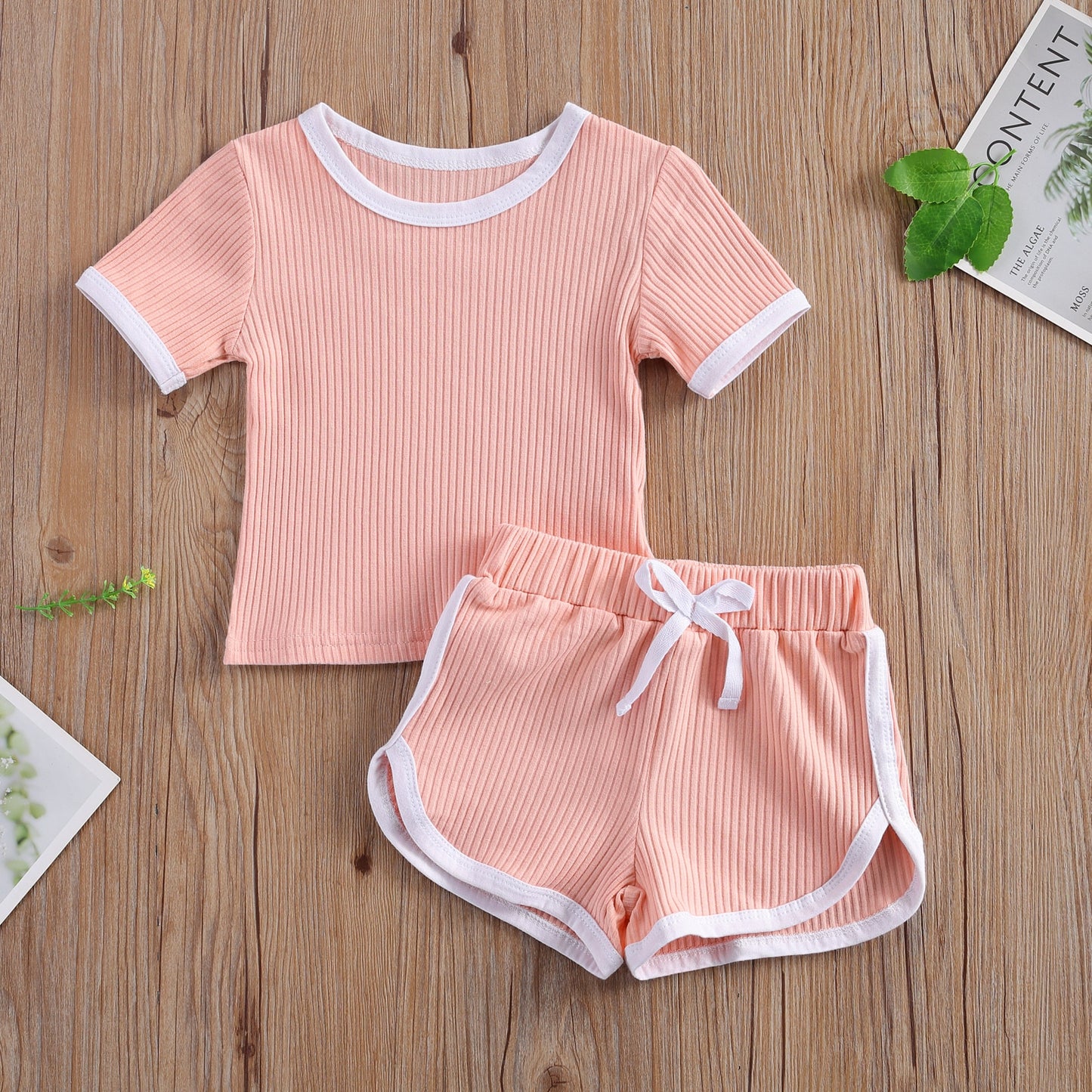 Short Sleeve & Drawstring Short Set Baby-Toddler