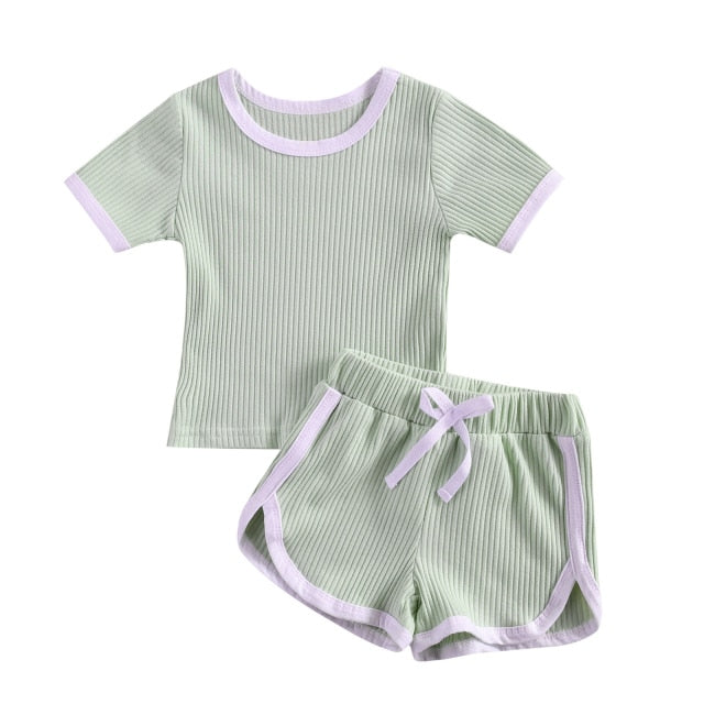 Short Sleeve & Drawstring Short Set Baby-Toddler